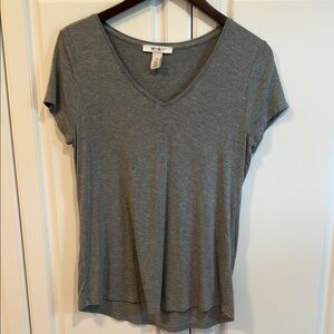 White House Black Market Womens Shirt X-Small Gray Pullover Top